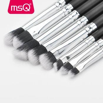 MSQ Profesionálne 12pcs make-up Štetec, Sada Vysoko Kvalitný Prášok Nadácie Oko Shader tvoria Nástroje Pre Klasické