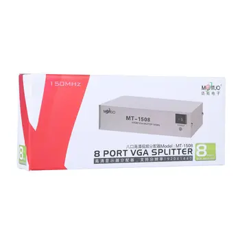 MT-VIKI VGA Video Splitter Distribútor 1 vstup do 8 Výstup pre Bežné LCD Monitory, MT-1508