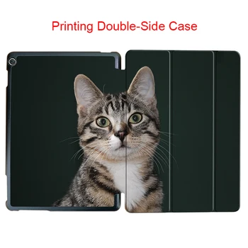 MTT Roztomilé Zvieratko Mačky Prípade Huawei MediaPad M3 lite 10 M3 Zahŕňa lite10 BAH-W09 BAH-AL00 Ochranné PU Kožené Stojan Tabletu prípadoch