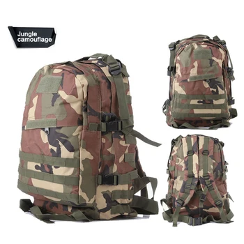 Multi-funkcia Tactical nylon batoh kamufláž 40 L mens Nepremokavé vonkajšie vrece šport batoh camping molle taktické taška 600 D