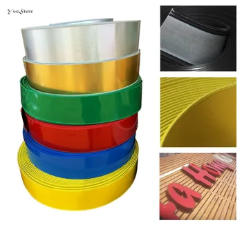 Multicolor Farba Oceľ Roll Channel List Cievka výbava spp Vrátiť 3D Svetelné Znamenie Písmená Materiál 1 role