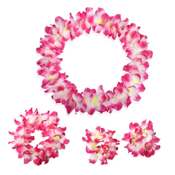 Multicolor Havajská Párty Umelý Kvet Lei Maškarný Náhrdelník Garland Náramok Svadobné Dekor Hodvábne Kvety, Vence ZA1580