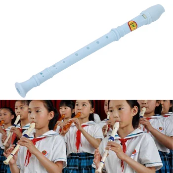 Multicolor Plastové Hudobný Nástroj Záznamník Soprán Dlho, Flauta, 8 Dier