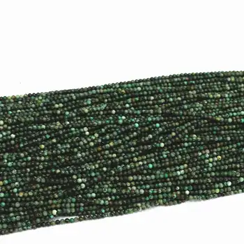 Multicolor prírodné afrike calaite turquoises kameň 2 mm módne kolo voľné dištančné korálky šperky zistenia príslušenstvo 15
