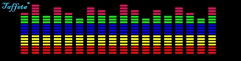 Multicolors Farby W45 W90 W70 W80 W90 W114 Flash Auto Nálepky, Hudba, Rytmus LED EL List, Svetlo, Zvuk, Hudba Aktivovaný Ekvalizér