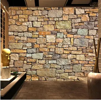 Murales de porovnanie 3d naturaleza tapety tehlovej steny pre Obývacia Izba vedenie reštaurácie Izba Office Zadnej Steny Výzdoba Kamenný papier