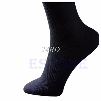 Muž čierna/sivá/biela Útulné Bavlnené Športové Ponožky 10 Párov/SET S27