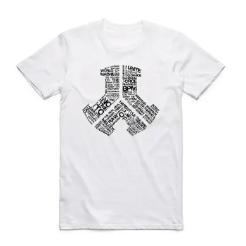 Muži Ženy Tlač Defqon 1 T Shirt Hip Hop Krátky Rukáv O-Krku Harajuku Swag Ulice T-shirt DJ Streetwear Oblečenie pre Mužov