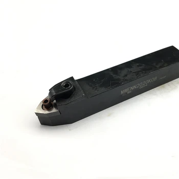 MWENN2020K08 Valcové otáčania frézy Tool cutting edge uhol 50 priemer 20 mm držiaka nástroja