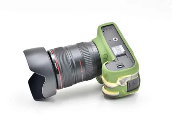 Mäkké Silikónové Gumy Fotoaparát Ochranné Telo Kože Pre Canon 6D DSLR Camera Bag chránič kryt