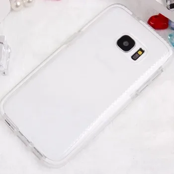 Mäkké TPU Shockproof Silikónový Ochranný Zadný Kryt Telefónu Tašky obal Pre Samsung Galaxy S7 G930