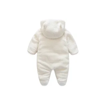 Móda 2018 jar baby kabát Baránok Cashmere detské pyžamá pre novorodenca kostým dvojičky new born detské oblečenie , detská dievča oblečenie