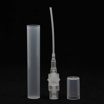 Móda-4 ML Mini Prenosné Skúšobné Package Plastové Parfum Fľašu Wth Sprej A Prázdne Parfum Test tube 100 Ks / Dávka