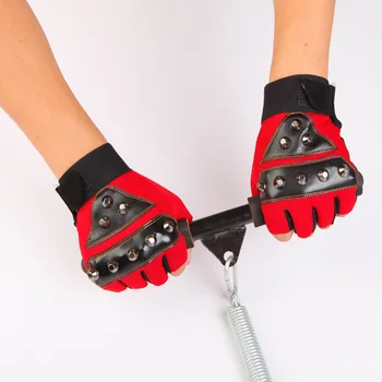 Móda Cvičenie Muži, Ženy, Športové rukavice Pol prsta palčiaky bezprstové rukavice telocvični luva Cvičenie guantes
