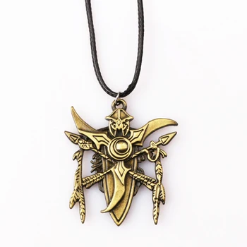 Móda Gotický Punk World of Warcraft WoW Night Elf Odznak Náhrdelník Prívesok Antickej Bronzovej Zliatiny Šperky
