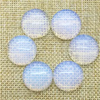Móda Kameň Cabochons Korálky Kolo Voľné 20 mm Zmiešané Kamene DIY Perličiek Carnelian Opal Crystal atď
