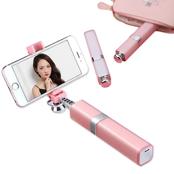Móda Rúž Hliníka, Bezdrôtová Selfie Stick pre iPhone 7 plus 6 6s iOS, Samsung Android Smartphone Huawei