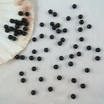 Móda Čierna Farba, Akryl Plastové Imitácie Faux Perly Korálky DIY Šperky 6 mm 8 mm 10 mm 12 mm PB-17