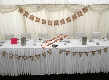 Módne farebné ice hodváb tabuľka sukne obrus svadobný stôl sukne/ hotel home hostiny, párty stôl dekorácie