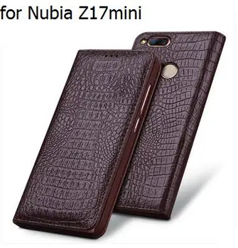 Módne Originálne Kožené Telefón Prípade Nubia Z17mini Flip Telefónu Tašky Obaly pre ZTE Nubia Z17 MINI 5.2 palce