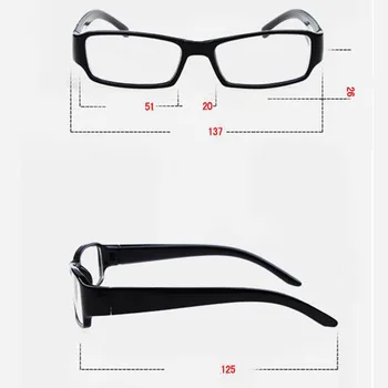 Módne Pánske Ženy Unisex Krátkozrakosť Okuliare Krátky Pohľad Okuliare s Modrým Povlakom -1 -1.5 -2 -2.5 -3 -3.5 -4 -4.5 -5 -5.5 -6.0
