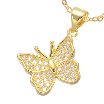 Módne Šperky Roztomilý Motýľ Plávajúce Zobrazili Kľúčové Tlačidlá Pre Šperky, Takže Diy Žiarivý Zirkón Zvierat, Prívesky, Šperky Zistenia Bijoux Bedel