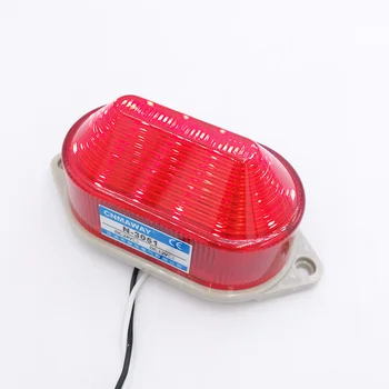 N-3051 Kontrolka Signál Strobe Výstražné svetlo Lampy malé Blikajúce Svetlo Bezpečnostný Alarm 12V 24V 220V LED IP44
