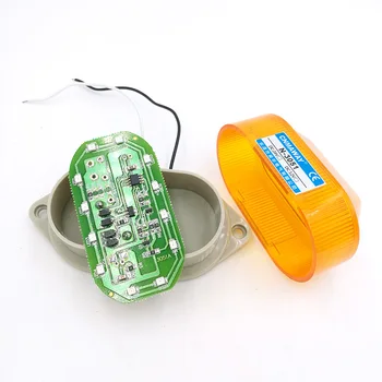N-3051 Kontrolka Signál Strobe Výstražné svetlo Lampy malé Blikajúce Svetlo Bezpečnostný Alarm 12V 24V 220V LED IP44