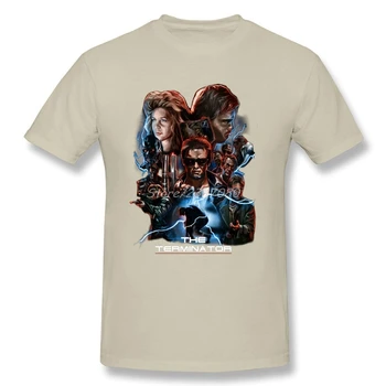 Na Film Terminator Tričko XXXL Krátky Rukáv Značky-oblečenie Nový Štýl Swag Bavlna Zábavné Tričká