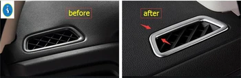 Na Honda CRV CR-V ROKU 2013 - 2016 ABS Hornej Prednej Vnútri klimatizácia AC Prieduch Zásuvky Dekorácie Pásy Kryt Trim 2 Ks
