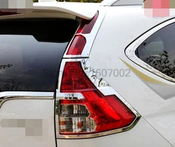 Na Honda CRV CR-V roku 2016 2 ks ABS Chrómovaný Auto Zadné zadné Svetlo Lampy Kryt Chráničov Rámu Liatie Výbava Auto Príslušenstvo