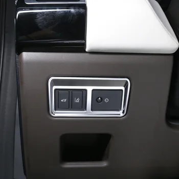 Na Land Rover Discovery 5 3.0 V6 LR5 2017 Auto Príslušenstvo, ABS Matný Chróm Interiéru Chvost Dvere Prepínač Rám Orezania Príslušenstvo