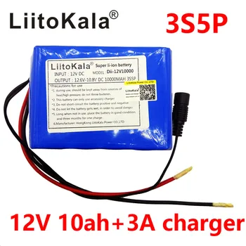 Na LiitoKala Grande je placid z 12v 10Ah 18650 placa DE protecao da bateria DE litio da bateria DE litio 12,6 V 10, 000 m