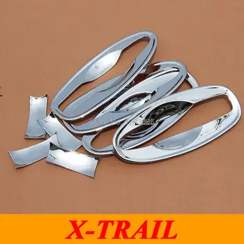 Na rok 2016 Nissan Rogue X-Trail X Trail XTrail T32 ABS Chrome Dvere Auta Rukoväť Miska Exteriérové Dvere Misa, Kryt Príslušenstvo