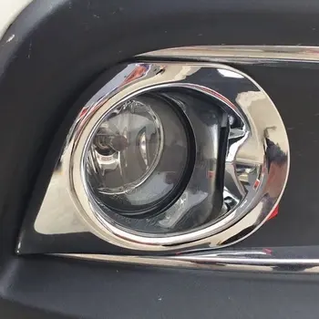 Na rok 2016 Peugeot 2008 Predné Hmlové Svetlá Kryt Sklon Hlavy Lampy Dekorácie Chrome Auto-Zahŕňa Auto-styling Príslušenstvo