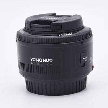 Na Sklade! YONGNUO YN 50mm F1.8 Objektív Veľké Apertúry Auto Focus Objektív pre Canon Lens Kit