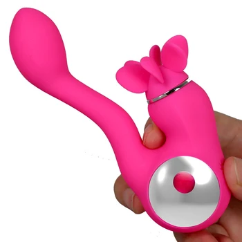 Nabíjanie pomocou pripojenia USB Výkonný G-bod Duálny Vibrátor Mäkké Klitorisu veľké Stimuláciu Pošvových Masér Sexuálne Hračky pre ženy,Sex, Erotická Hračka O3