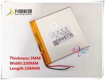 Nabíjateľná 3,7 v li-ion Tablet polymérová batéria 4300mah 30100106 notebook batérie bunky cena SD30100106