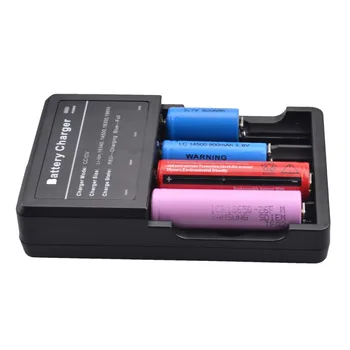 Nabíjačka batérií NÁS EÚ veľká BRITÁNIA AU Smart USB Nabíjačku pre 18650 18350 16340 14500 Kompatibilné Lítiové Batérie 1 a 4 Slot Cestovnej Nabíjačky