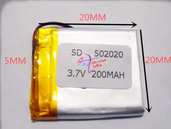 Najlepšie batérie značky MP3 Mitch batéria 3,7 V lítium-polymérová batéria 502020/