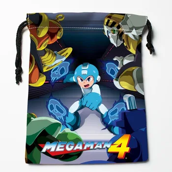 Najlepšie Video Hry Megaman Šnúrkou Tašky Vlastné Skladovanie Vytlačené Prijímať Taška Typ Tašky Veľkosť 18X22cm Skladovanie Tašky