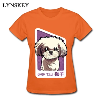 Najlepší Narodeninový Darček Shih Tzu Dog T Shirt Roztomilý Dievča Grafickej Anime T-Shirts Organickej Bavlny Kawaii Dog T Shirt Pre Ženy 2018