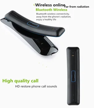 Najnovšie anti-žiarenia Retro telefónne slúchadlo Inovácie Jeden Až Dva Bezdrôtové Bluetooth slúchadlá plne podporovať pripojenie bluetooth mobilného telefónu