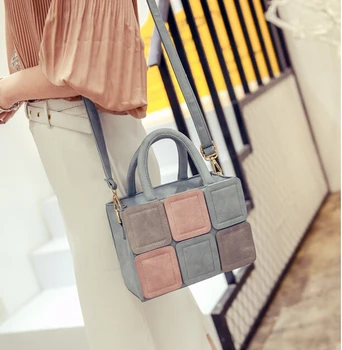 Najnovšie dizajn dámske letné malá kabelka farba blok módne kabelky bežné ramenný messenger taška candy farby y-5698