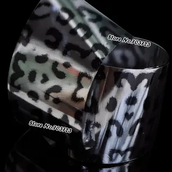 Najnovšie dizajn na nechty, nálepky na nechty, fólie fólie prenos film technológia Laser Panthers profil GL638
