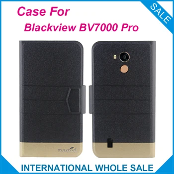 Najnovšie Horúce! Blackview BV7000 Pro Prípade, 5 Farby Vysokej kvality Full Flip Módne Prispôsobiť Kožené Luxusné telefóny, Príslušenstvo