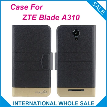 Najnovšie Horúce! ZTE Blade A310 Telefón Prípade, 5 Farby Vysokej kvality Full Flip Módne Prispôsobiť Kožené Luxusné telefóny, Príslušenstvo