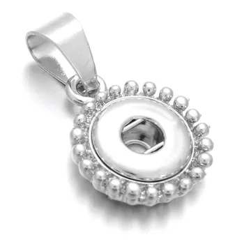 Najnovšie Modul Tlačidlo Prívesok Náhrdelníky Fit 12 mm Modul Tlačidiel Ženy Snap Šperky