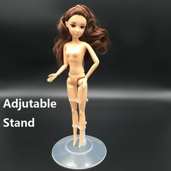 Najnovšie Plastové Transparents veľký rozsah Adjutable Stojan pre bábiky Barbie stojan Displej Držiak Pre Monster High Bábiky unisex