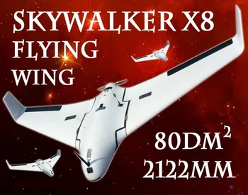 Najnovšiu Verziu Skywalker Biela X8 Lietadlo FPV Lietajúce Krídlo 2122mm RC Lietadlo Nový Príchod 2 Metre x-8 EPO Veľké Diaľkové Ovládanie Hračka